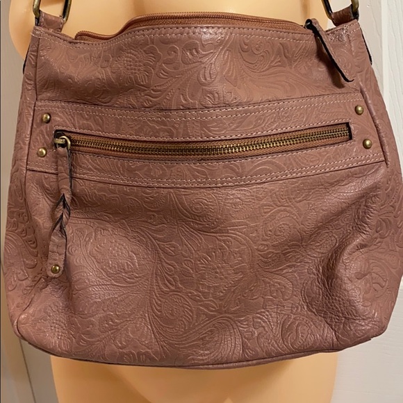 Great American Leatherworks Handbags - Great American Leatherworks dusky rose crossbody